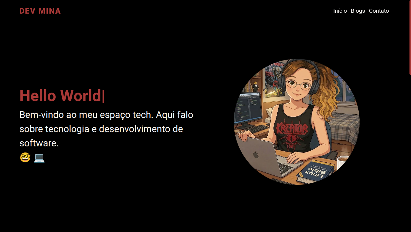Dev Mina — blog sobre desenvolvimento